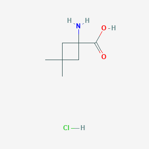 1-Amino-3,3-dimethylcyclobutane-1-carboxylic acid hydrochloride