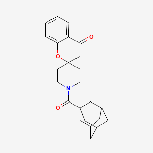 molecular formula C24H29NO3 B2959570 1'-(adamantane-1-carbonyl)-3,4-dihydrospiro[1-benzopyran-2,4'-piperidine]-4-one CAS No. 877810-66-7