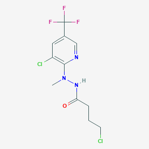 4-chloro-N'-[3-chloro-5-(trifluoromethyl)-2-pyridinyl]-N'-methylbutanohydrazide