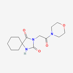 B2959577 3-(2-Morpholino-2-oxoethyl)-1,3-diazaspiro[4.5]decane-2,4-dione CAS No. 733791-48-5