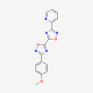 3-(4-Methoxyphenyl)-3'-pyridin-2-yl-5,5'-bi-1,2,4-oxadiazole