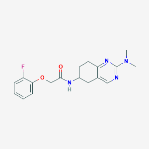 N-[2-(dimethylamino)-5,6,7,8-tetrahydroquinazolin-6-yl]-2-(2-fluorophenoxy)acetamide