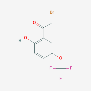 2-Hydroxy-5-(trifluoromethoxy)phenacyl bromide