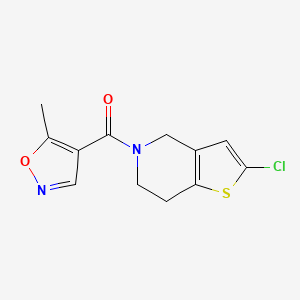 (2-chloro-6,7-dihydrothieno[3,2-c]pyridin-5(4H)-yl)(5-methylisoxazol-4-yl)methanone