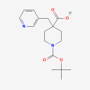1-(tert-Butoxycarbonyl)-4-(pyridin-3-ylmethyl)piperidine-4-carboxylic acid