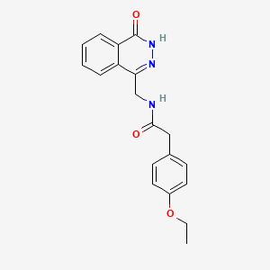 molecular formula C19H19N3O3 B2959645 2-(4-ethoxyphenyl)-N-[(4-oxo-3,4-dihydrophthalazin-1-yl)methyl]acetamide CAS No. 899745-58-5