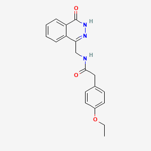 molecular formula C19H19N3O3 B2959645 2-(4-ethoxyphenyl)-N-[(4-oxo-3H-phthalazin-1-yl)methyl]acetamide CAS No. 899745-58-5