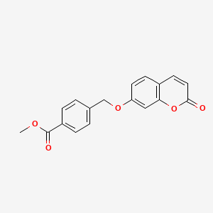 methyl 4-{[(2-oxo-2H-chromen-7-yl)oxy]methyl}benzoate