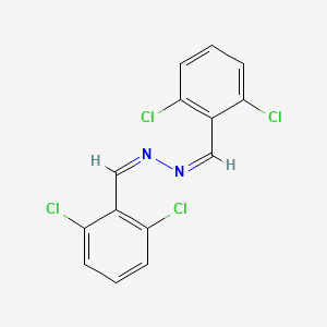 (Z)-1-(2,6-dichlorophenyl)-N-[(Z)-(2,6-dichlorophenyl)methylideneamino]methanimine