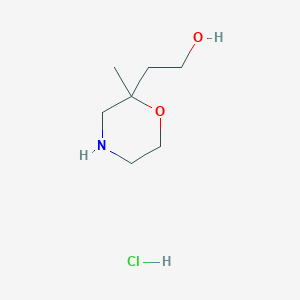 2-(2-Methylmorpholin-2-yl)ethanol;hydrochloride