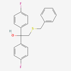 2-(Benzylsulfanyl)-1,1-bis(4-fluorophenyl)-1-ethanol
