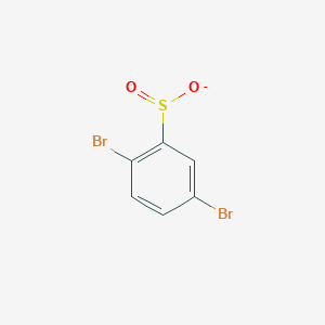 molecular formula C6H3Br2O2S- B295969 1,4-Dibromo-2-(dioxidosulfanyl)benzene 