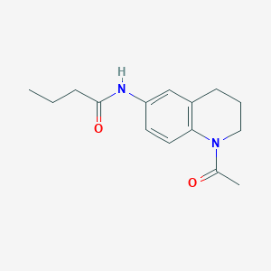 N-(1-acetyl-3,4-dihydro-2H-quinolin-6-yl)butanamide