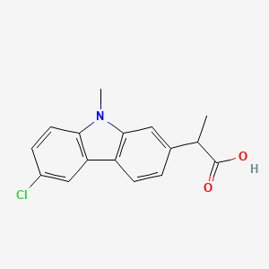 2-(6-chloro-9-methyl-9H-carbazol-2-yl)propanoic acid