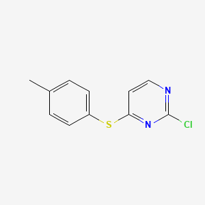 molecular formula C11H9ClN2S B2959710 2-氯-4-(4-甲基苯硫基)嘧啶 CAS No. 213747-65-0