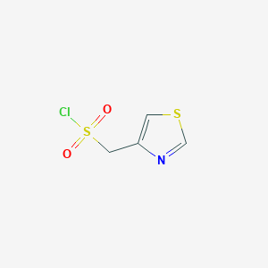molecular formula C4H4ClNO2S2 B2959728 1,3-Thiazol-4-ylmethanesulfonyl chloride CAS No. 754966-95-5