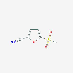molecular formula C6H5NO3S B2959764 5-Methanesulfonylfuran-2-carbonitrile CAS No. 1909313-90-1