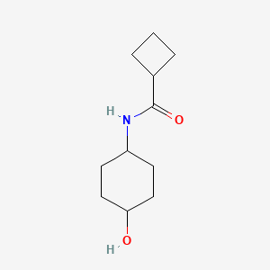 molecular formula C11H19NO2 B2959767 N-(4-羟基环己基)环丁烷甲酰胺 CAS No. 1090812-91-1