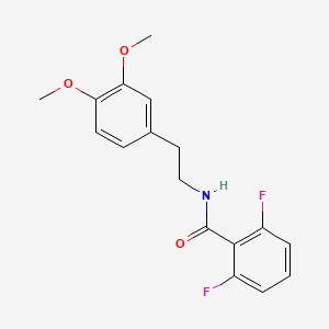 N-[2-(3,4-dimethoxyphenyl)ethyl]-2,6-difluorobenzamide