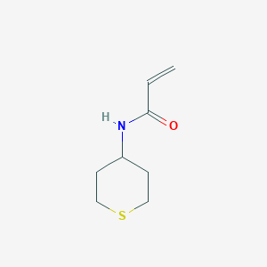 molecular formula C8H13NOS B2959780 N-(thian-4-yl)prop-2-enamide CAS No. 891938-37-7