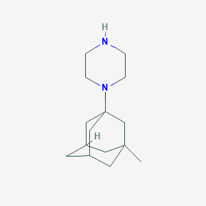 molecular formula C15H26N2 B2959841 1-(3-Methyl-1-adamantyl)piperazine CAS No. 906789-25-1
