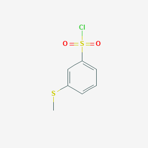 molecular formula C7H7ClO2S2 B2959875 3-(methylsulfanyl)benzene-1-sulfonyl chloride CAS No. 60036-46-6