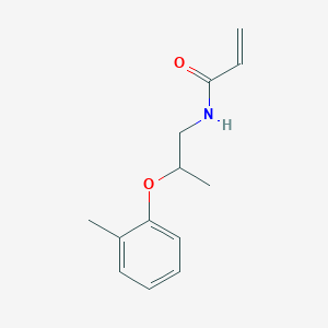B2959884 N-[2-(2-Methylphenoxy)propyl]prop-2-enamide CAS No. 2411264-78-1