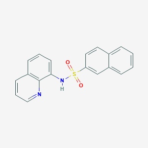 molecular formula C19H14N2O2S B2959903 (2-Naphthylsulfonyl)-8-quinolylamine CAS No. 270585-02-9