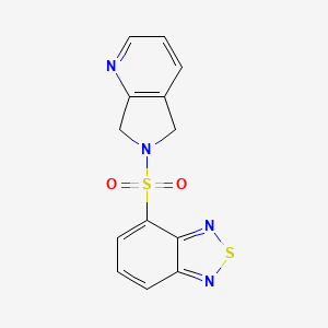 4-((5H-pyrrolo[3,4-b]pyridin-6(7H)-yl)sulfonyl)benzo[c][1,2,5]thiadiazole