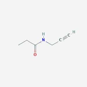 molecular formula C6H9NO B2959929 N-(prop-2-yn-1-yl)propanamide CAS No. 18327-35-0