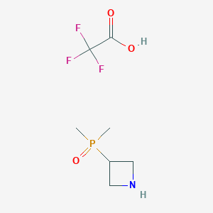 molecular formula C7H13F3NO3P B2959963 3-(Dimethylphosphoryl)azetidine,trifluoroaceticacid CAS No. 2567502-52-5