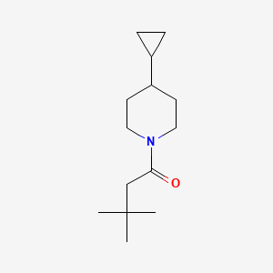 1-(4-Cyclopropylpiperidin-1-yl)-3,3-dimethylbutan-1-one