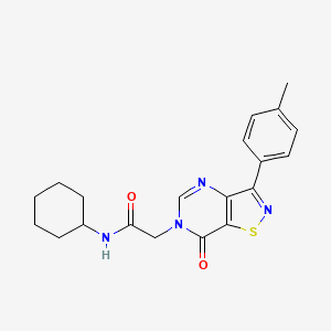 N-(2,4-dimethoxyphenyl)-6-methyl-2-[(4-methylpiperidin-1-yl)carbonyl]quinolin-4-amine