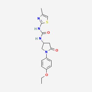 1-(1-(4-Ethoxyphenyl)-5-oxopyrrolidin-3-yl)-3-(4-methylthiazol-2-yl)urea