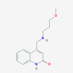 4-{[(3-Methoxypropyl)amino]methyl}quinolin-2-ol