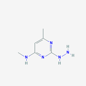 2-hydrazinyl-N,6-dimethylpyrimidin-4-amine