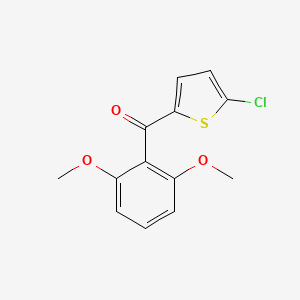 (5-Chlorothiophen-2-yl)-(2,6-dimethoxyphenyl)methanone