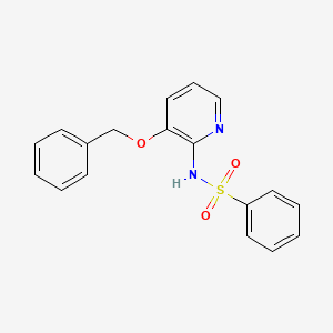 N-(3-phenylmethoxypyridin-2-yl)benzenesulfonamide