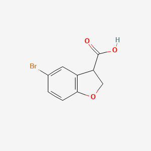 5-Bromo-2,3-dihydrobenzofuran-3-carboxylic acid