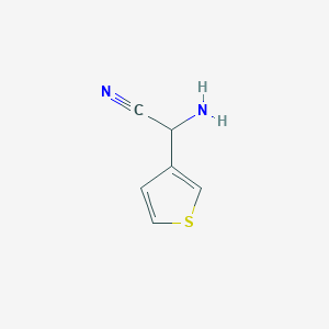 2-Amino-2-(thiophen-3-yl)acetonitrile