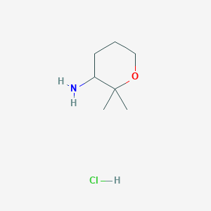 2,2-Dimethyloxan-3-amine;hydrochloride