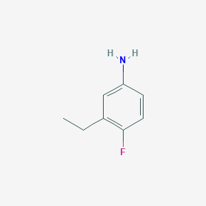 molecular formula C8H10FN B2960154 3-Ethyl-4-fluoroaniline CAS No. 870606-36-3