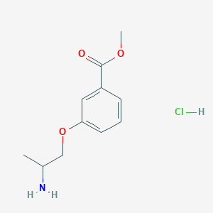 Methyl 3-(2-aminopropoxy)benzoate;hydrochloride