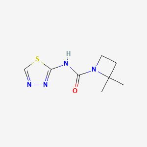 2,2-dimethyl-N-(1,3,4-thiadiazol-2-yl)azetidine-1-carboxamide