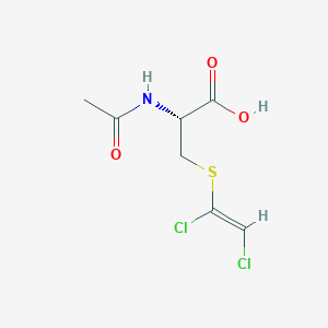 molecular formula C₇H₉Cl₂NO₃S B029603 N-Acetyl-S-(1,2-dichloroethenyl)-L-cysteine CAS No. 2148-31-4