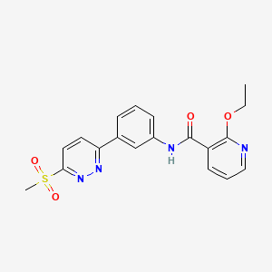 2-ethoxy-N-(3-(6-(methylsulfonyl)pyridazin-3-yl)phenyl)nicotinamide