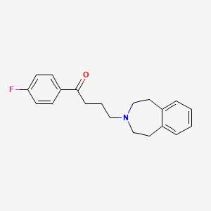 1-(4-fluorophenyl)-4-(1,2,4,5-tetrahydro-3H-3-benzazepin-3-yl)butan-1-one