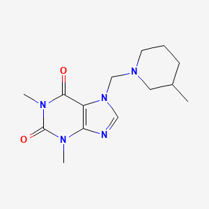 1,3-dimethyl-7-((3-methylpiperidin-1-yl)methyl)-1H-purine-2,6(3H,7H)-dione