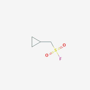 molecular formula C4H7FO2S B2960322 Cyclopropylmethanesulfonyl fluoride CAS No. 1889905-07-0