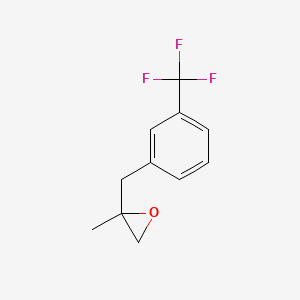 2-Methyl-2-[[3-(trifluoromethyl)phenyl]methyl]oxirane